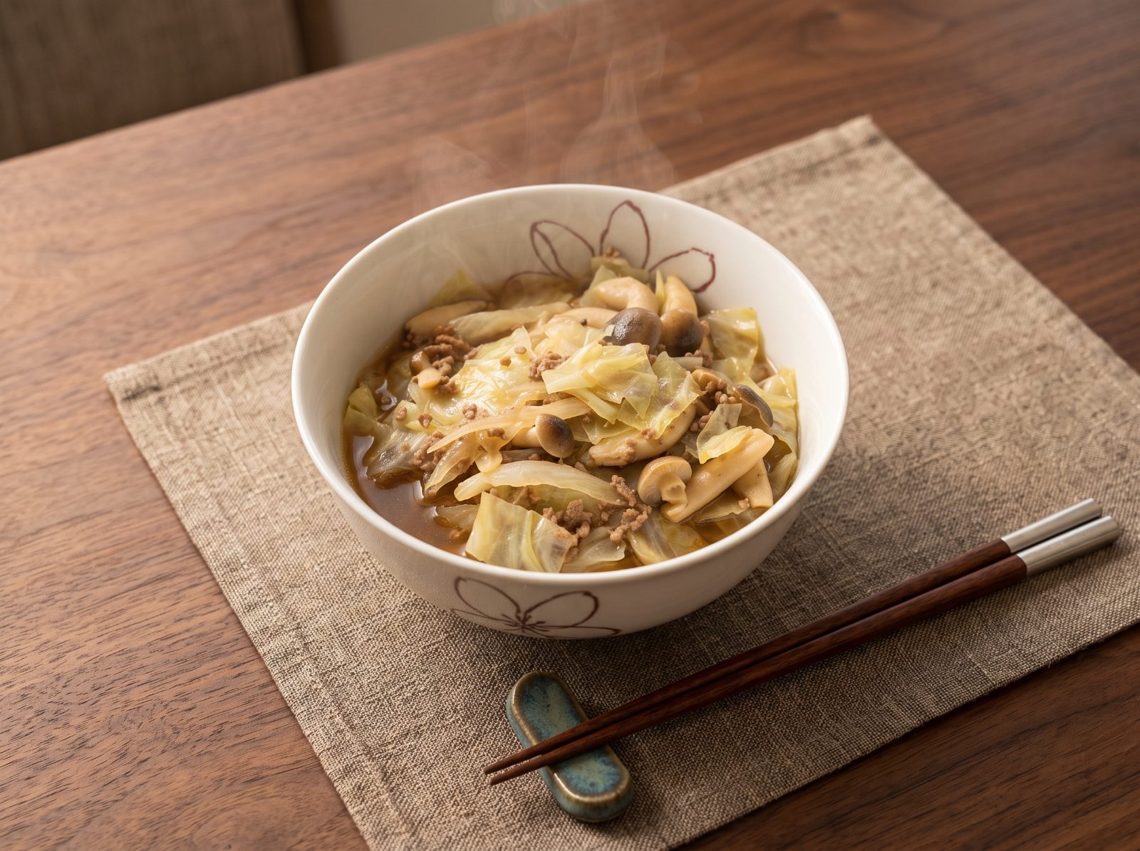 合い挽き肉と野菜のしょうゆラーメンレシピ