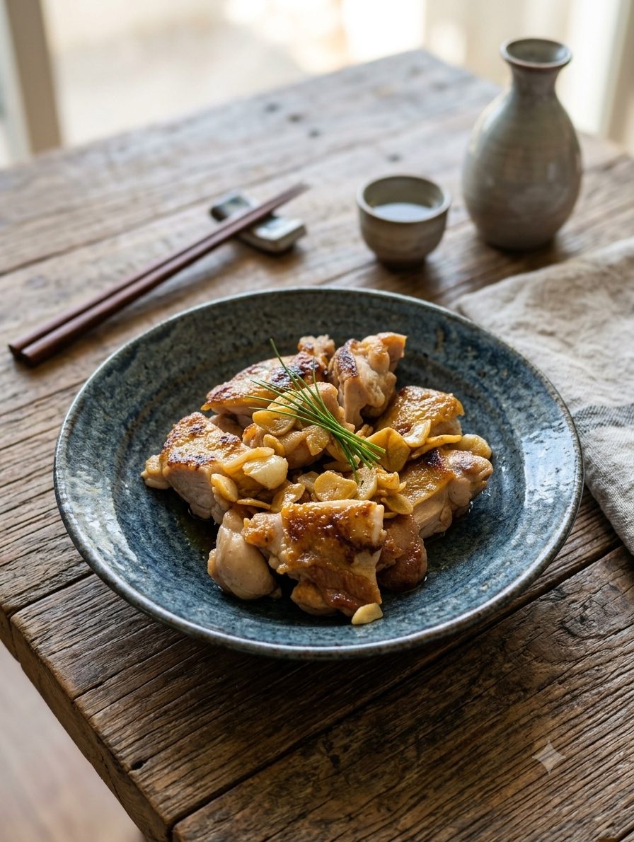 鶏もも肉のガーリック焼きレシピ